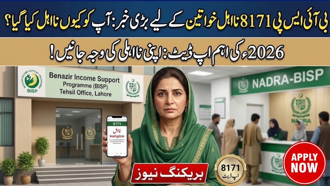 BISP 8171 Ineligible Women 2026 Update