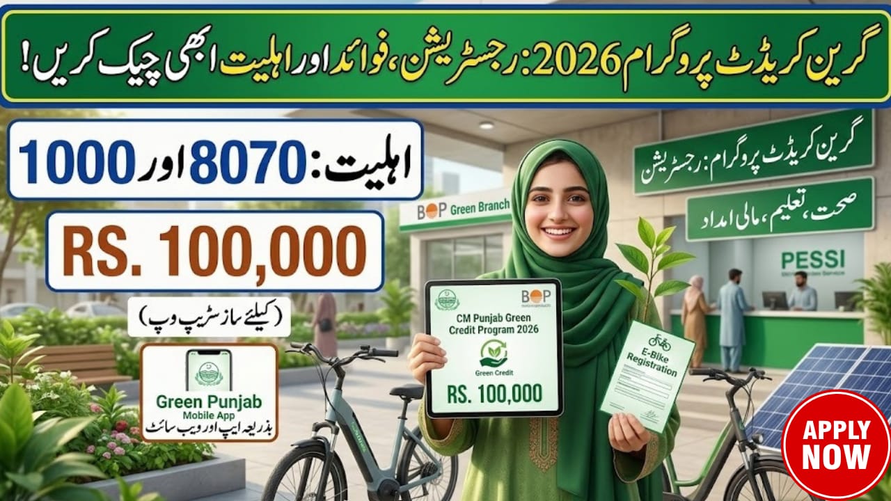 CM Punjab Green Credit Program