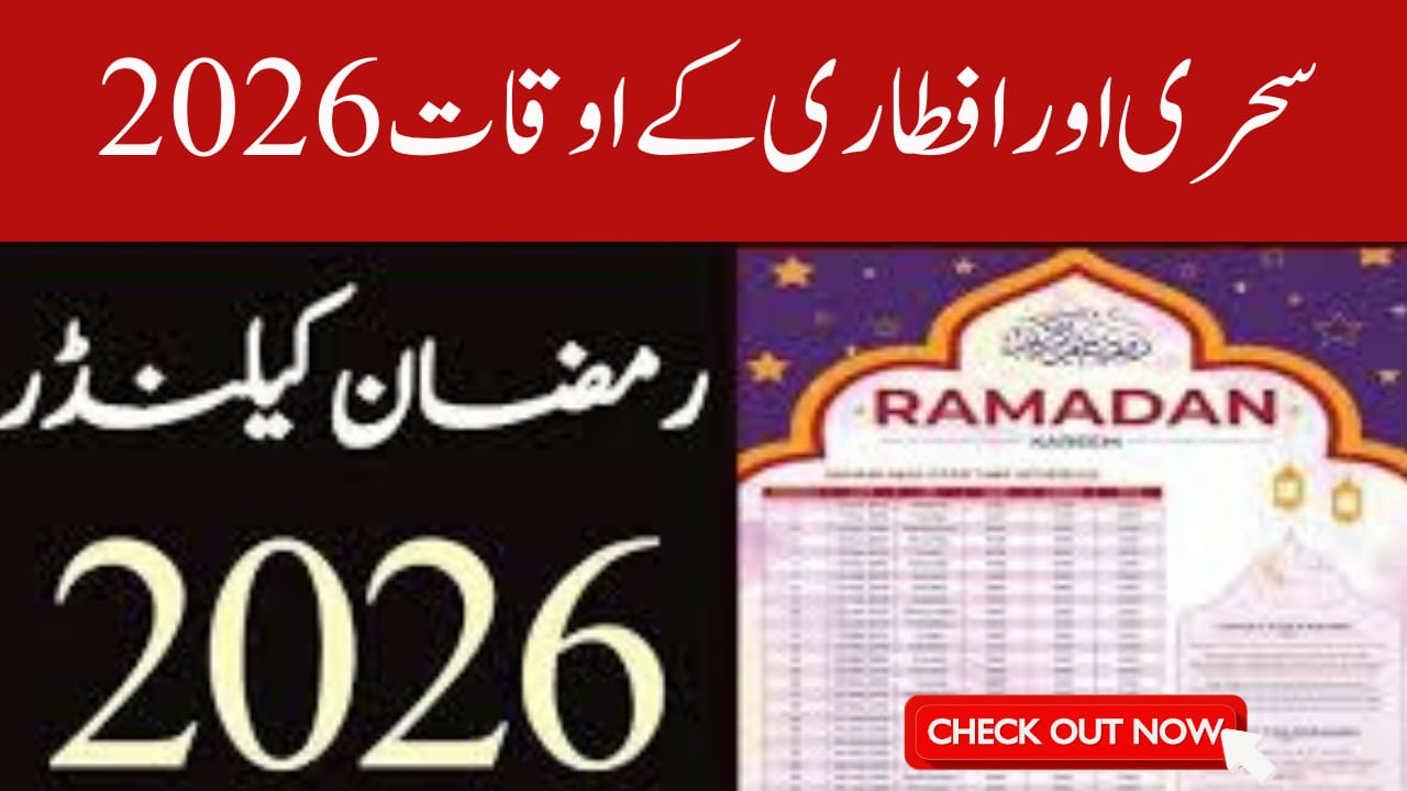 Ramadan Calendar 2026