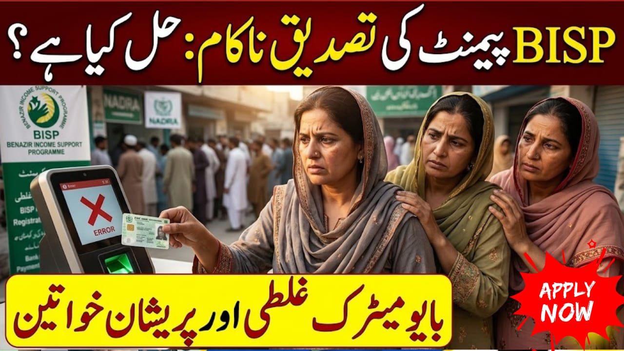 BISP Payment Verification Failed Error Solution